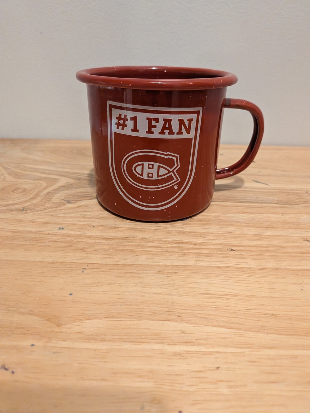 NHL Brown #1 FAN Ceramic Camp-Style Mug